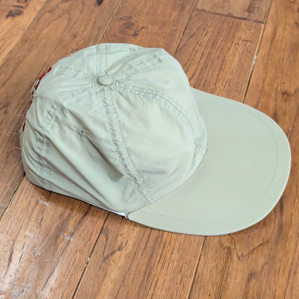 ExOfficio Tan Vintage Long Bill Baseball Cap